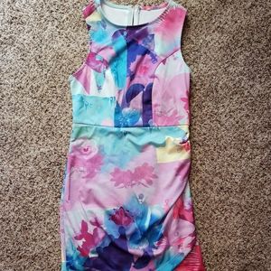 Floral print dress